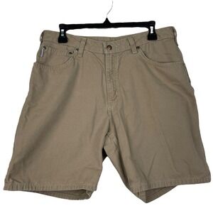 Carhartt‎ Womens Work Shorts Utility Work Pockets Khaki Size 14